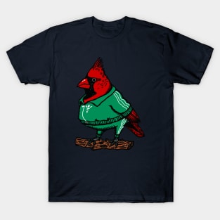 Tracksuited Red Cardinal T-Shirt